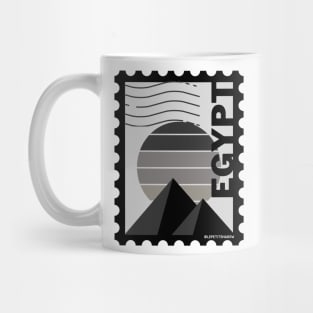 Pyramid of Egypt, Cairo, Egypt Postage stamp Mug